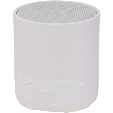 Logo trade promotional products image of: Hunor 3W recycled plastic wireless speaker