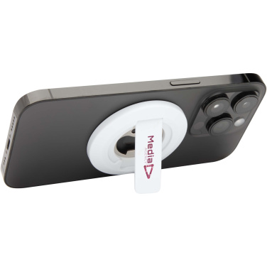Logotrade promotional merchandise photo of: Ain recycled plastic magnetic phone stand with bottle opener