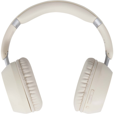 Logo trade promotional gifts image of: Hoggar recycled plastic over-ear foldeable ANC and ENC headphones