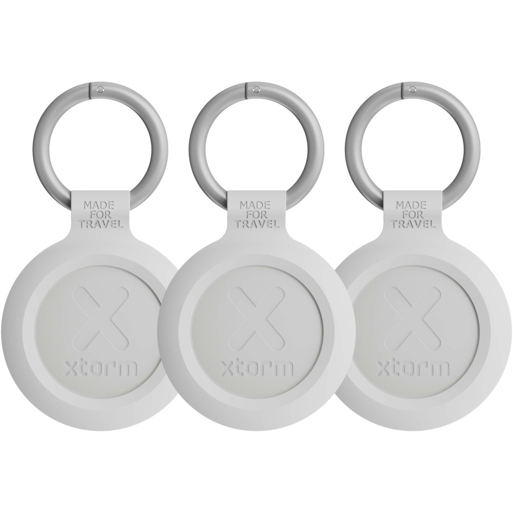 Logo trade advertising products image of: Xtorm XTAG2A 3-pack water resistant travel tag