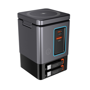 Logotrade corporate gift picture of: Urban Vitamin Sacramento 105W GAN charger+retractable cables