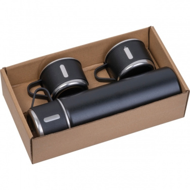 Logo trade business gifts image of: Insulated bottle set ICELAND