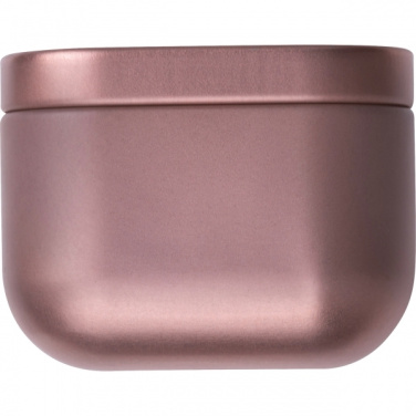 Logo trade promotional merchandise picture of: Candle in tin PRAGUE