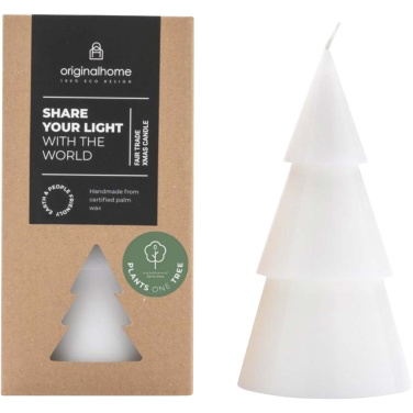 Logotrade promotional merchandise picture of: Originalhome Xmas tree candle - L
