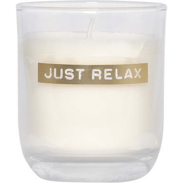 Logotrade corporate gifts photo of: Wellmark Discovery 250 ml hand soap dispenser and 150 g scented candle set