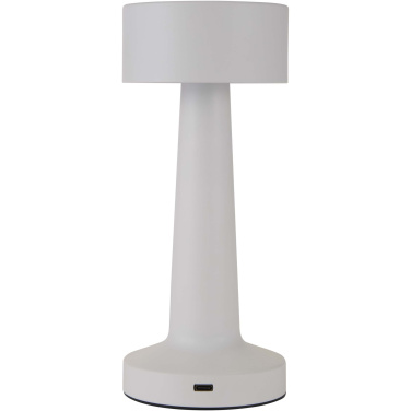 Logo trade promotional gifts image of: Aludra rechargeable dimmable table lamp with 3 light modes