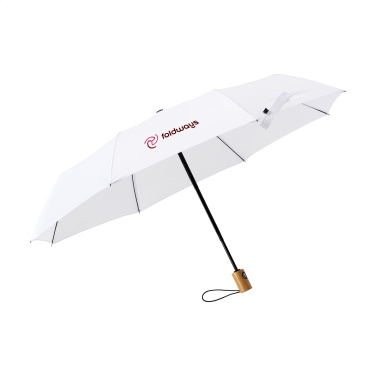 Logotrade corporate gift image of: Michigan foldable RCS RPET umbrella 21 inch