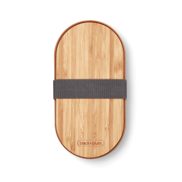 Logotrade corporate gift image of: Black+Blum Stainless Steel Double Bento Box