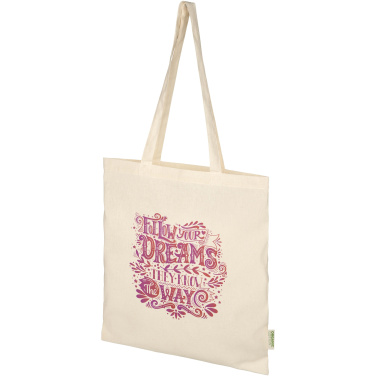 Logotrade promotional product image of: Odisha 100 g/m² OCS organic tote bag 7L