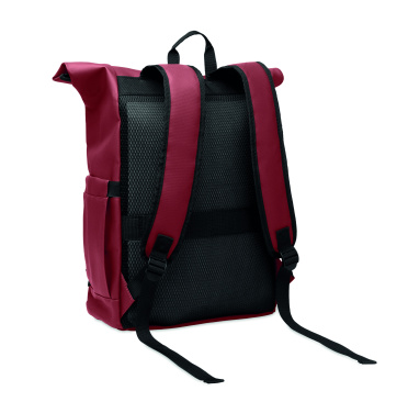 Logotrade business gift image of: Rolltop laptop rucksack 600D