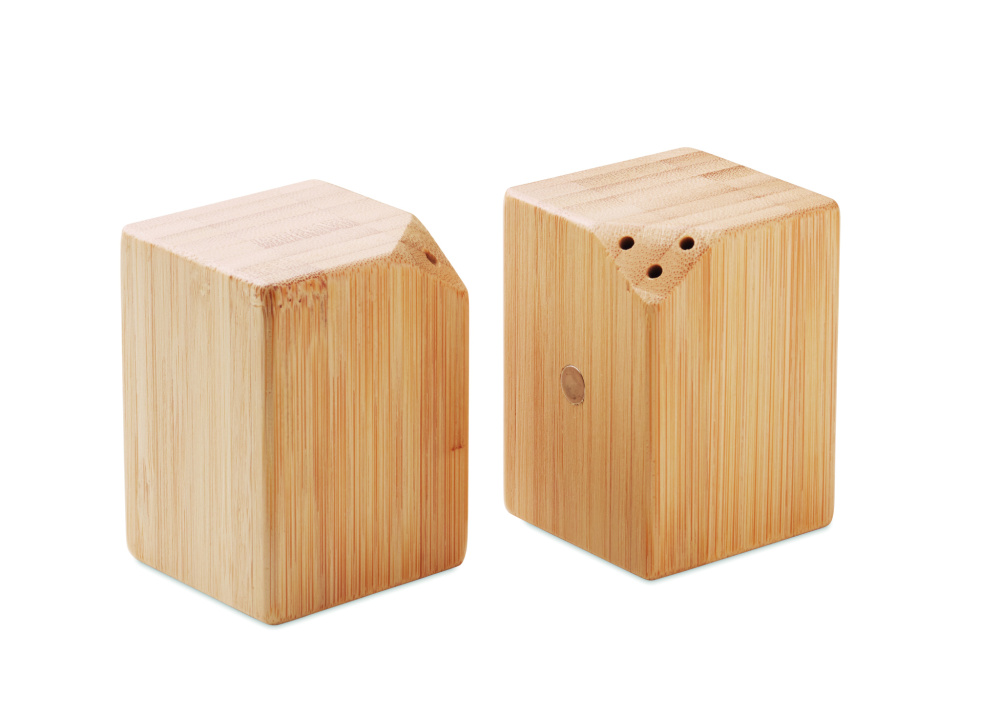 Logotrade promotional giveaway picture of: Bamboo salt & pepper set