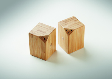 Logotrade promotional giveaways photo of: Bamboo salt & pepper set