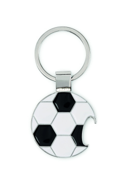 Logo trade promotional item photo of: Football keyring with opener