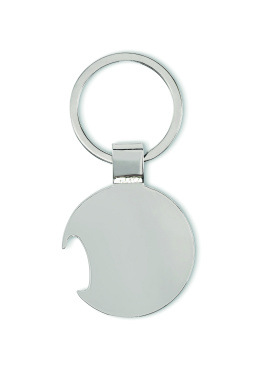 Logo trade promotional giveaway photo of: Football keyring with opener