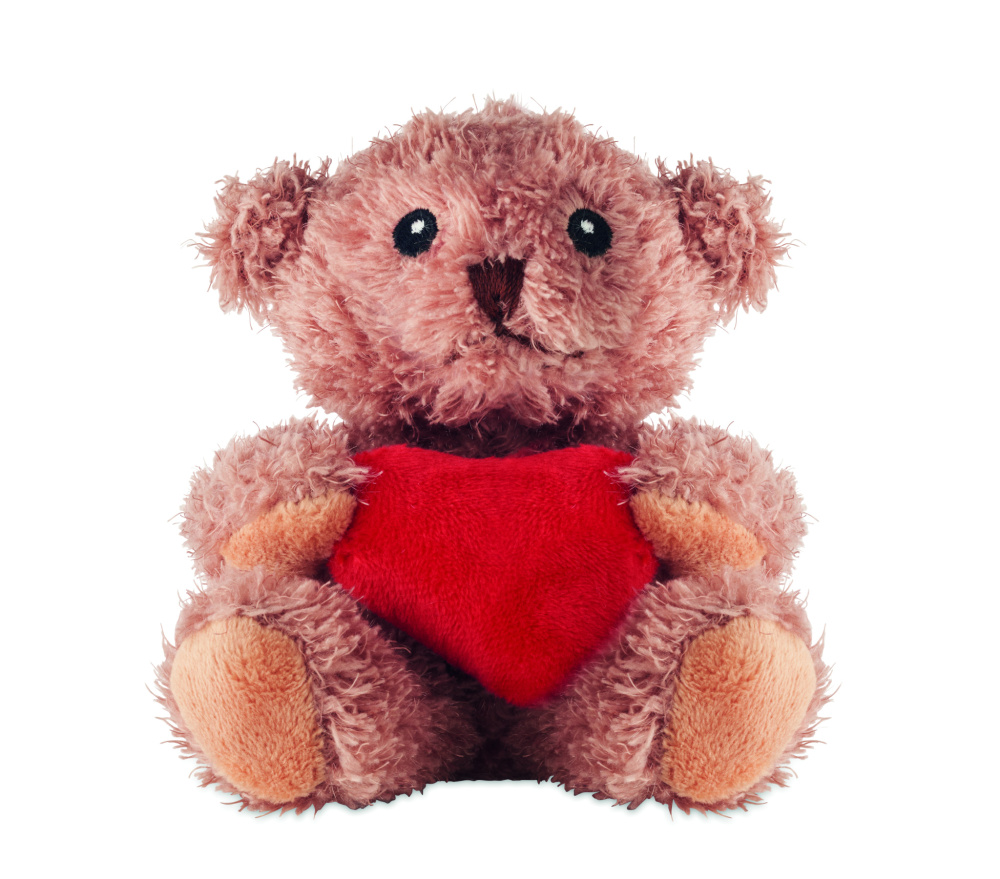 Logotrade promotional merchandise image of: Teddy bear plush with heart