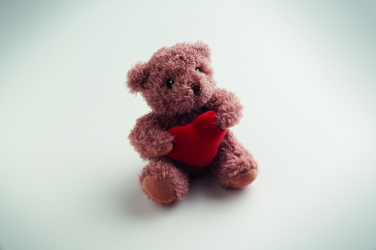 Logotrade promotional item image of: Teddy bear plush with heart