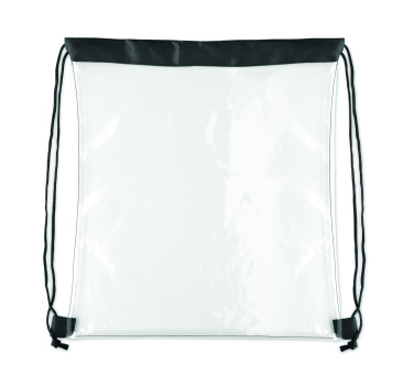 Logotrade promotional merchandise picture of: Transparent drawstring bag