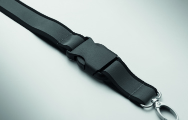 Logo trade promotional merchandise photo of: Reflective RPET lanyard