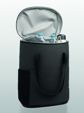 Logo trade promotional merchandise photo of: Cooler rucksack 600D RPET