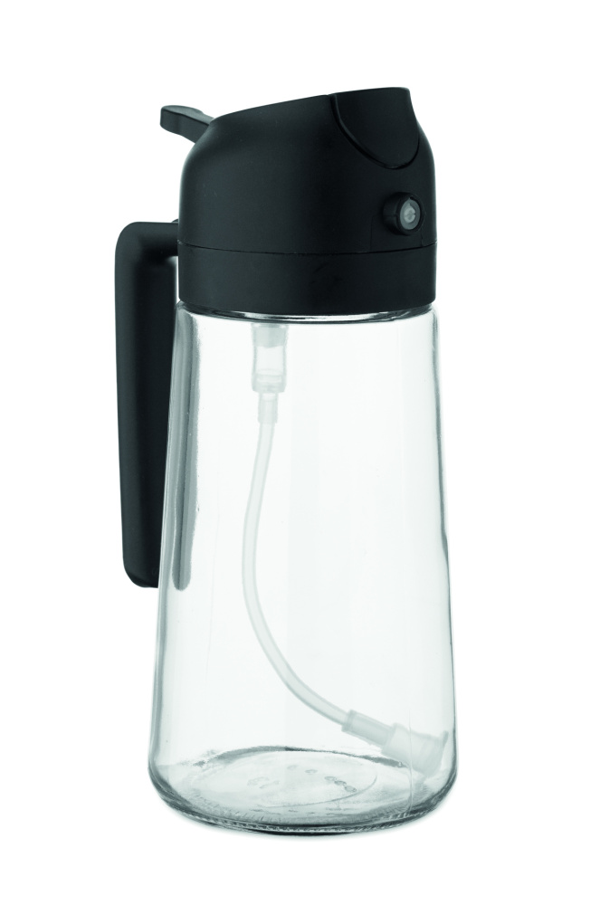 Logo trade promotional merchandise image of: Glass oil dispenser & sprayer