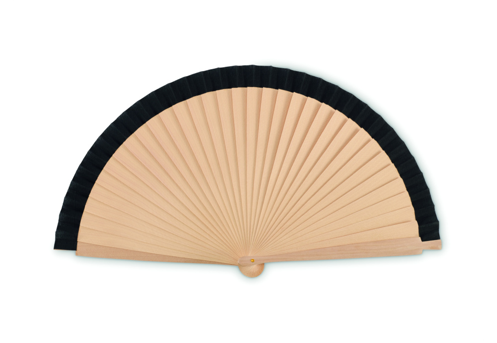 Logotrade promotional item picture of: Wooden hand fan