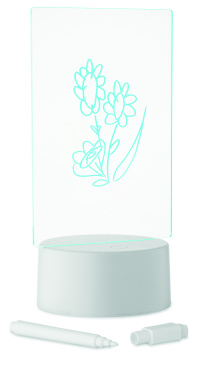 Logo trade promotional gifts picture of: Light-up LED memo board