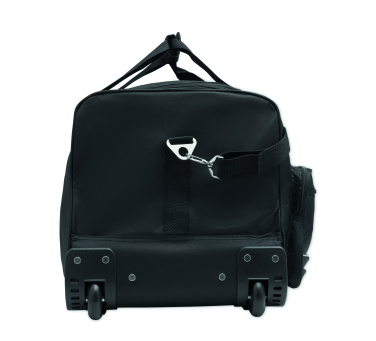 Logo trade promotional giveaway photo of: Duffle bag trolley 600D RPET