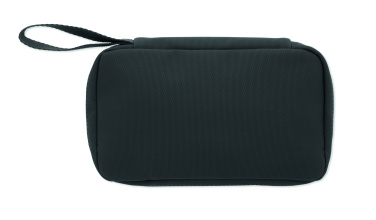 Logo trade corporate gifts image of: Toiletry bag 600D RPET