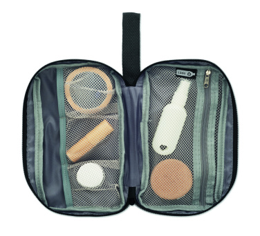 Logo trade corporate gifts picture of: Toiletry bag 600D RPET