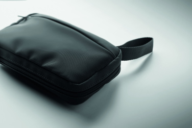 Logo trade promotional gift photo of: Toiletry bag 600D RPET