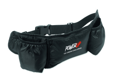 Logo trade promotional merchandise picture of: Sports waist bag 420D RPET