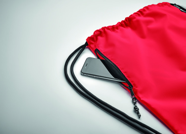 Logotrade promotional merchandise image of: Large drawstring bag 300D RPET