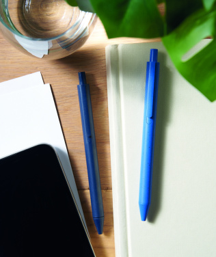 Logotrade promotional giveaway picture of: Wheat Straw/ABS push type pen