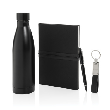 Logotrade corporate gift image of: Swiss Peak RCS deluxe business gift set w/ water bottle
