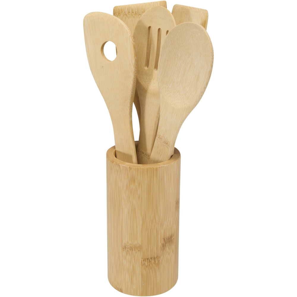 Logo trade promotional products image of: Tala bamboo kitchen tool set