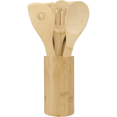 Logo trade promotional merchandise photo of: Tala bamboo kitchen tool set