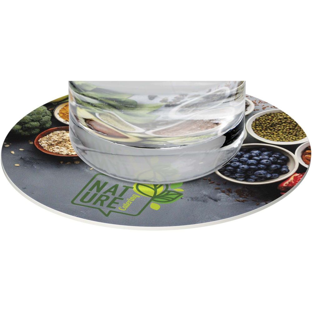 Logo trade advertising product photo of: Lumin round coaster