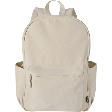 Logo trade promotional merchandise picture of: Recanvas 15.6” GRS recycled city backpack 16L