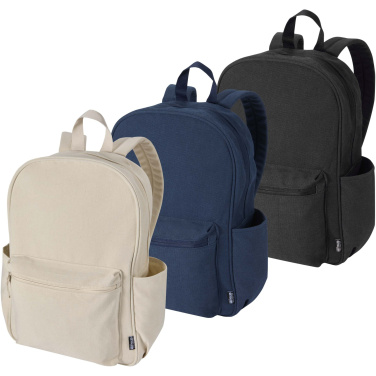 Logotrade promotional giveaway picture of: Recanvas 15.6” GRS recycled city backpack 16L