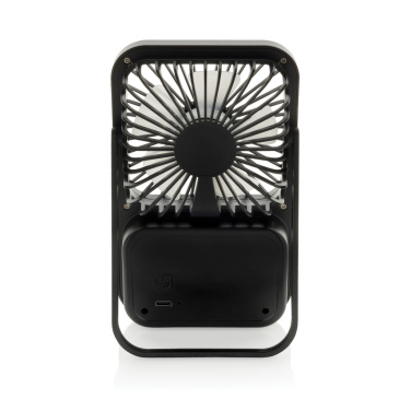 Logotrade promotional merchandise photo of: Aervina RCS recycled plastic re-chargeable desk fan