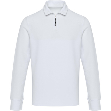 Logo trade promotional merchandise image of: Zeus long sleeve unisex half zip polo