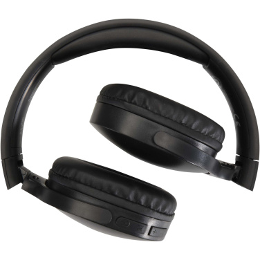 Logo trade corporate gift photo of: Ancha recycled plastic over-ear wireless Bluetooth® headset