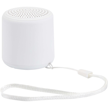 Logo trade promotional items image of: Velkis 3W recycled plastic wireless Bluetooth® speaker