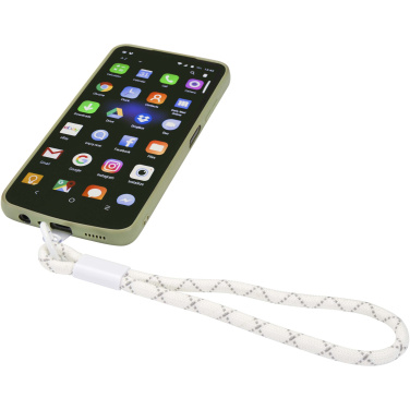 Logo trade promotional merchandise image of: Arich recycled plastic smartphone wristband