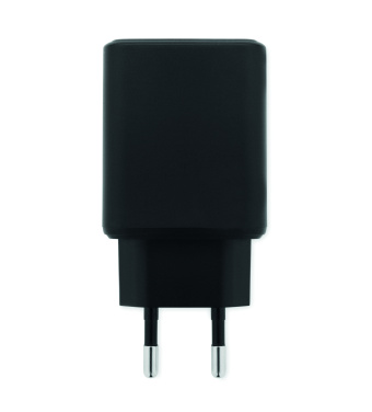 Logotrade promotional item image of: EU 2-pole wall adapter/charger