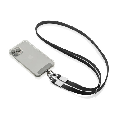 Logo trade promotional merchandise picture of: Nivo RCS recycled PET Crossbody lanyard