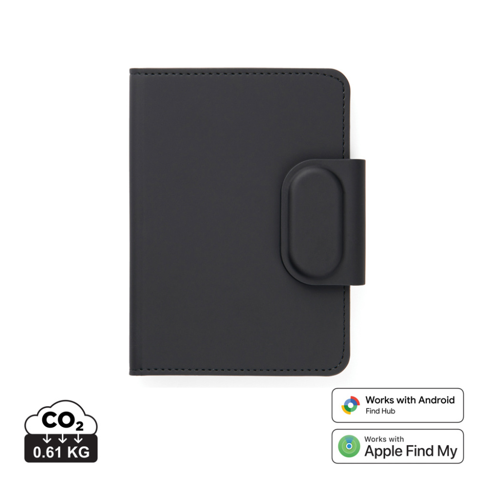 Logo trade promotional giveaway photo of: VINGA Baltimore RCS Passport Cover With Finder Dual
