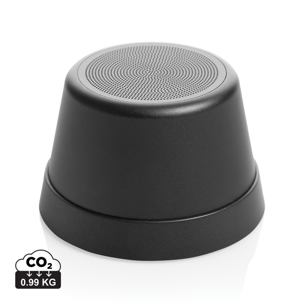 Logo trade promotional merchandise photo of: Nivio RCS recycled aluminum magnetic 5W Speaker