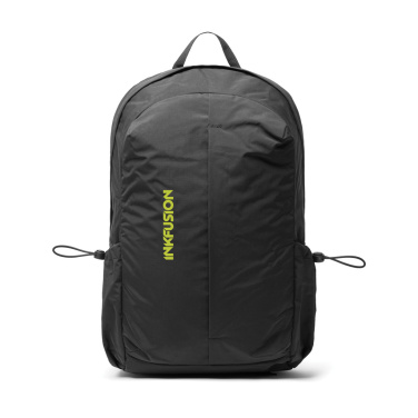 Logo trade promotional products picture of: KENTO URBAN RCS recycled nylon 15.6 inch Backpack with front