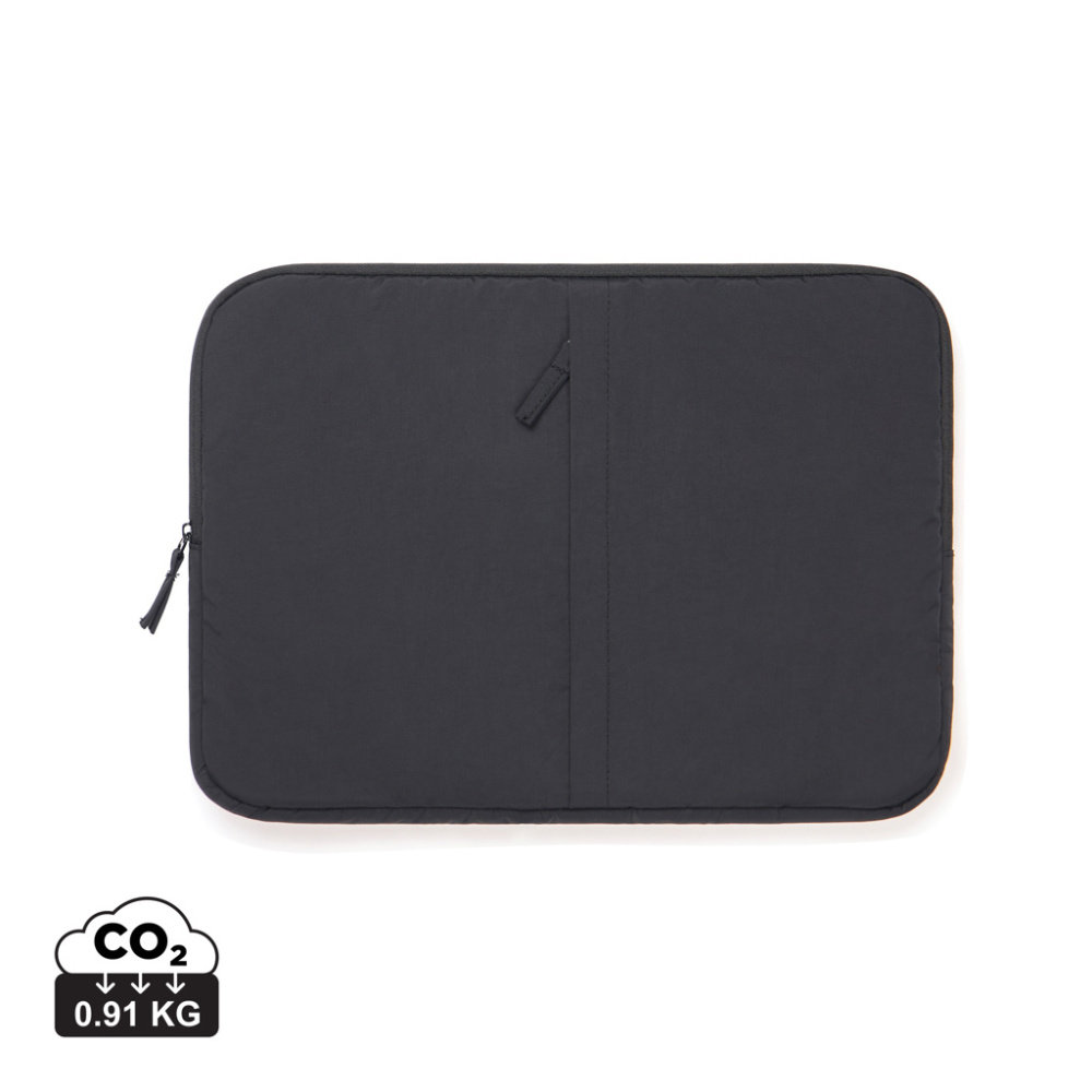 Logo trade promotional giveaway photo of: KENTO URBAN RCS recycled nylon 15.6 inch laptop sleeve